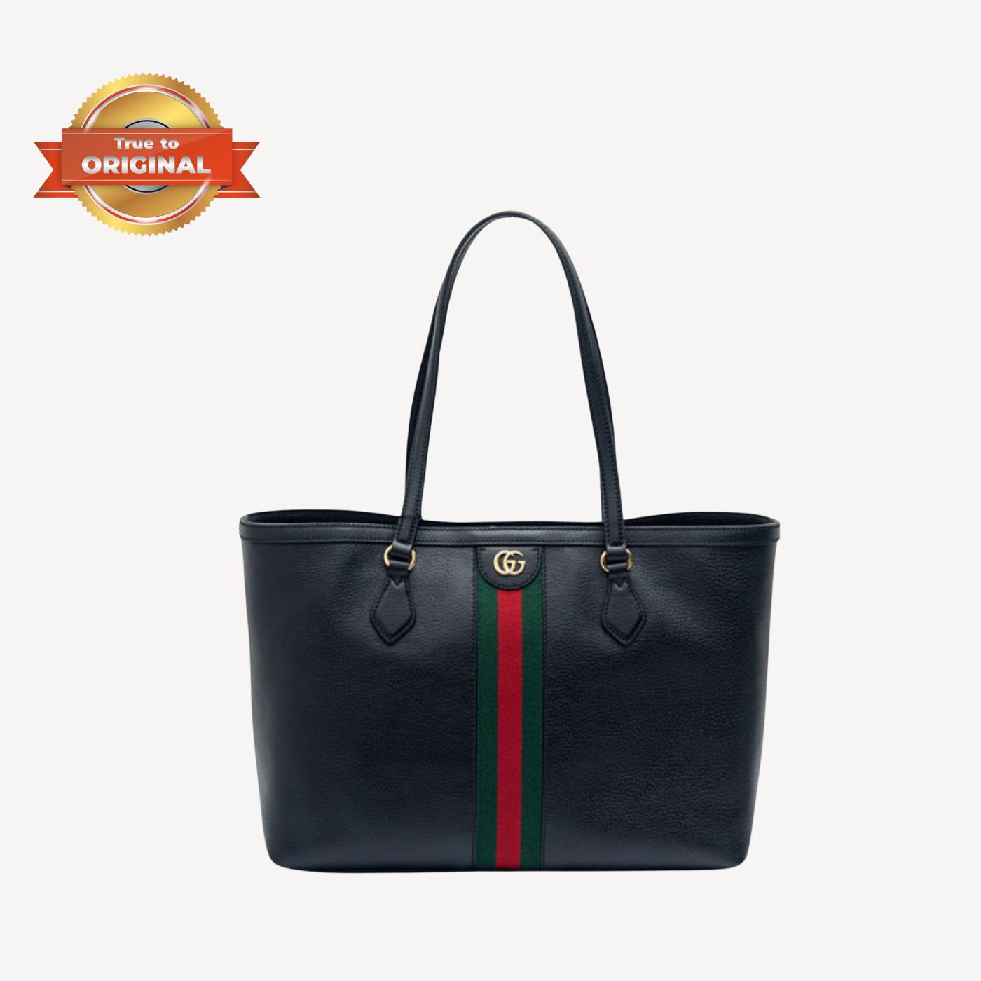 [True-to-ORIGINAL] Gucci Ophidia Medium Tote Black For Women 15in/38cm